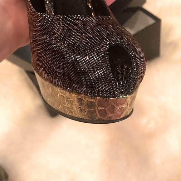 SOLD!! Sebastian Milano 5” stilettos heels leopard print 9.5 MSRP $545 new with… - Picture 7 of 17